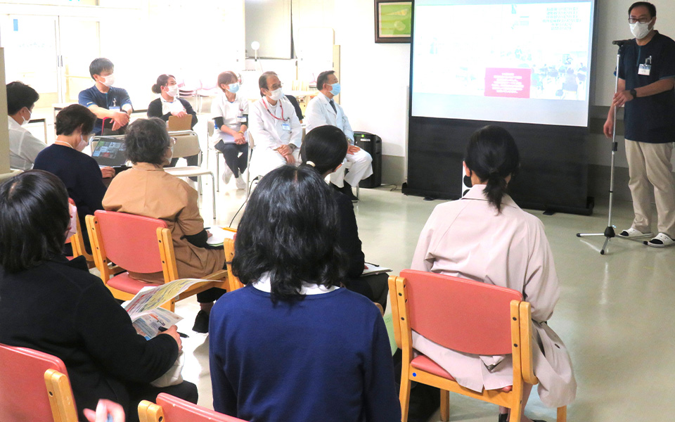 第1回　丸山病院地域連携懇親会の様子